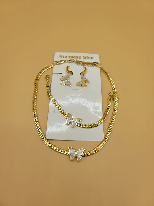 Set mariposas con nacar