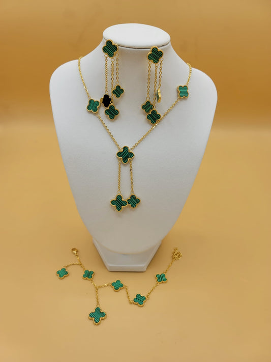 Set multitrebol verde