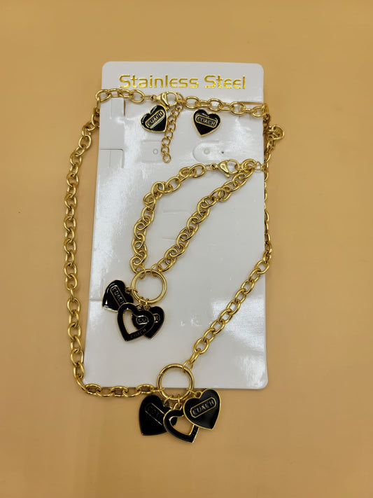 Set de accessorios en acereo